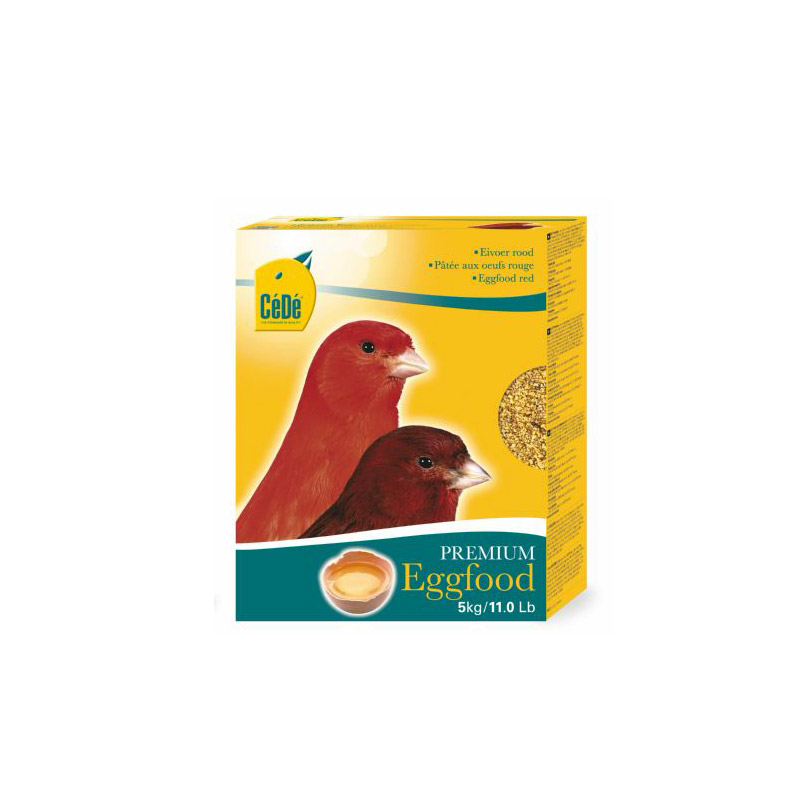 Αυγοτροφή CeDe για καναρίνια κόκκινη 5 Kg (5x1 Kg)