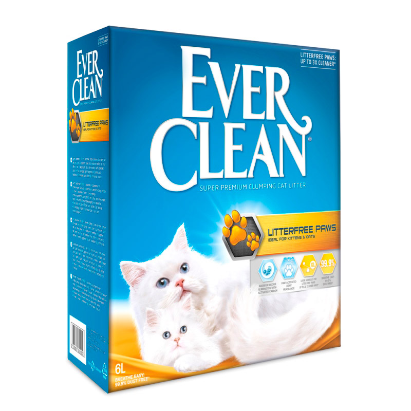 Everclean Litterfree Paws άμμος γάτας 6 lt