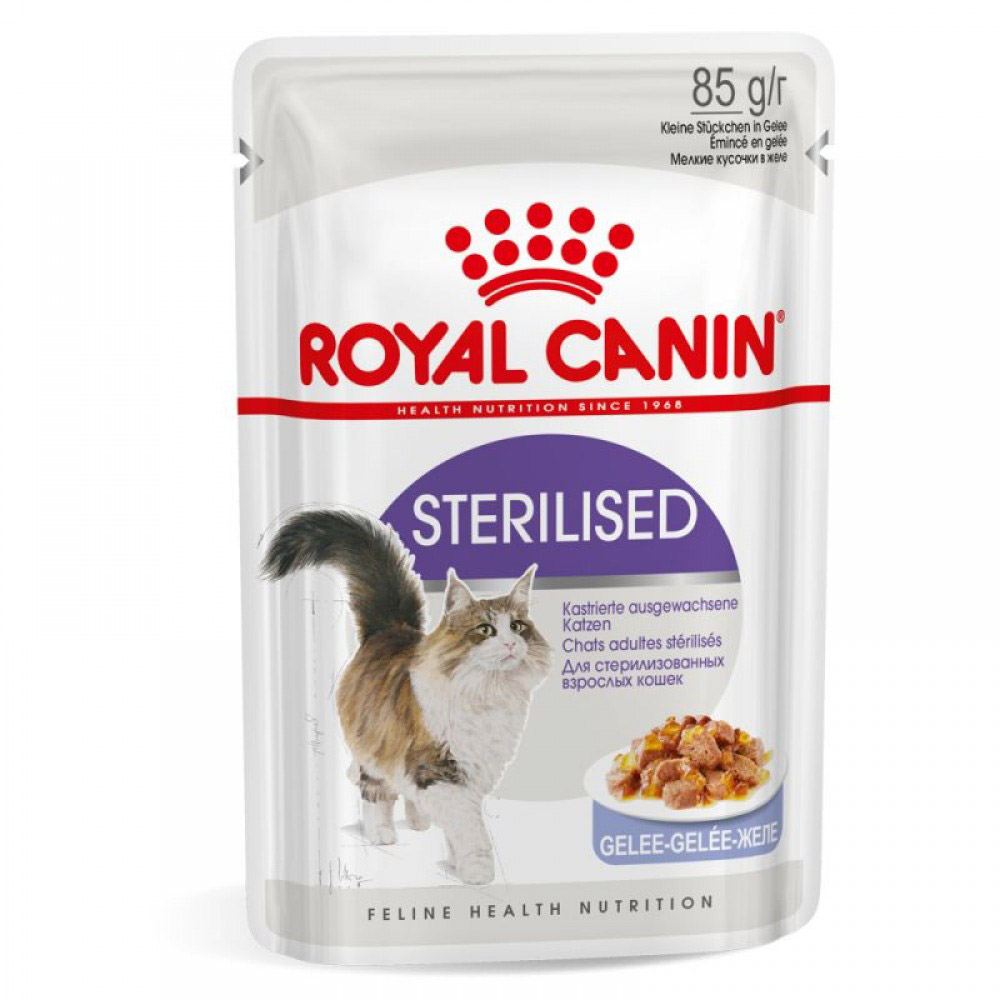 Royal Canin Sterilised Jelly cat food 85gr