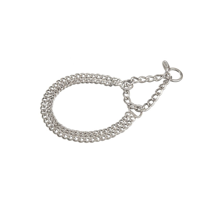 Περιλαίμιο αλυσίδα διπλή Steel s/choke collar 2.5x550 mm