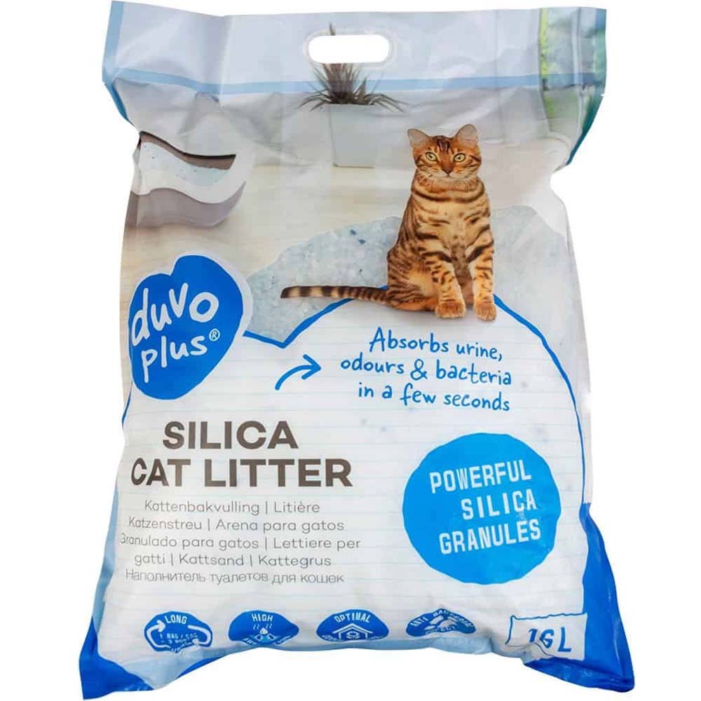 Duvo+ Plus Silica Cat Litter Κρυσταλλική Άμμος Γάτας 5lt
