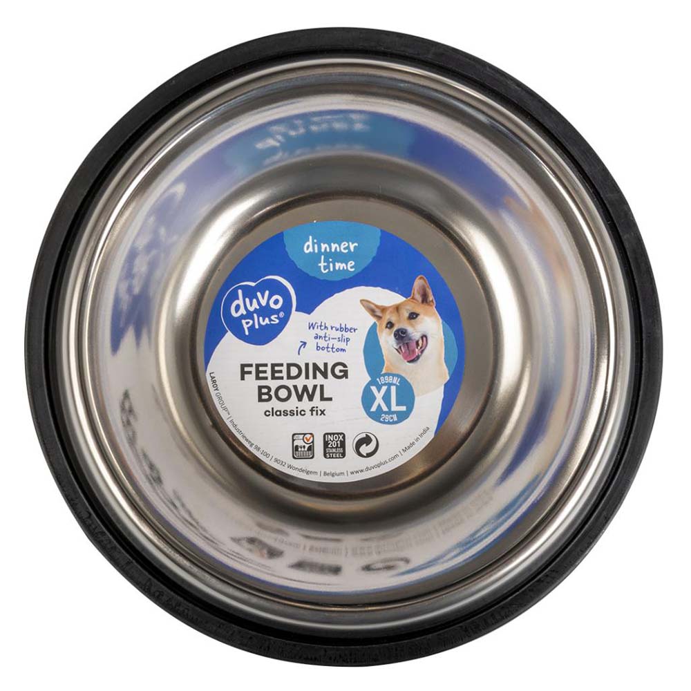 Duvo+ Ανοξείδοτο Πιάτο Σκύλου 1890ml 29cm X-Large