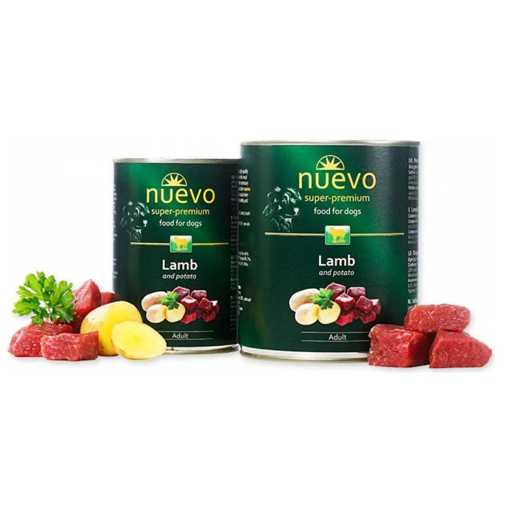 Nuevo Super Premium Adult Υγρή Τροφή για Σκύλους με Αρνί 400gr