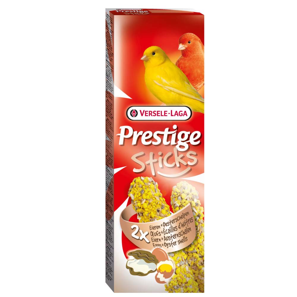 Versele Laga Prestige Sticks με Αυγά και Κοχύλια για Καναρίνια 2x30gr