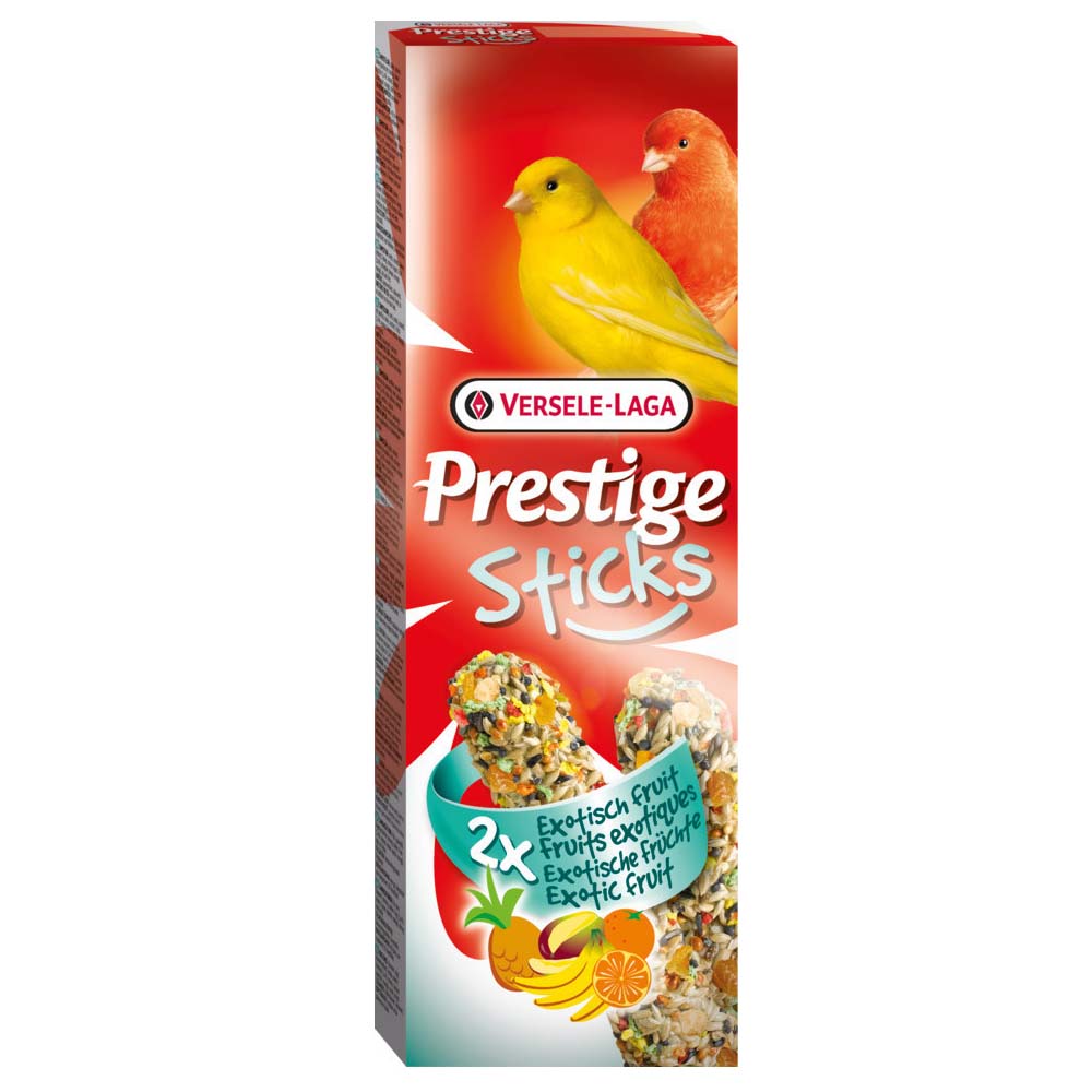 Versele Laga Prestige Sticks με Εξωτικά Φρούτα για Καναρίνια 2x30gr