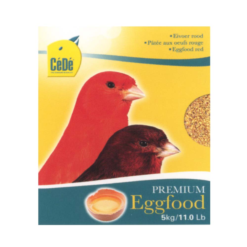 CeDe Αυγοτροφή για καναρίνια Κόκκινα 5Kg, (5x1Kg)