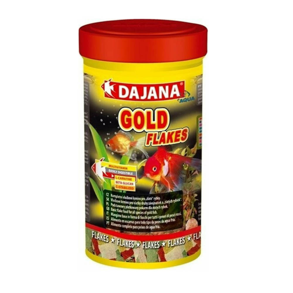 Dajana Gold Flakes Τροφή Χρυσόψαρων 250ml