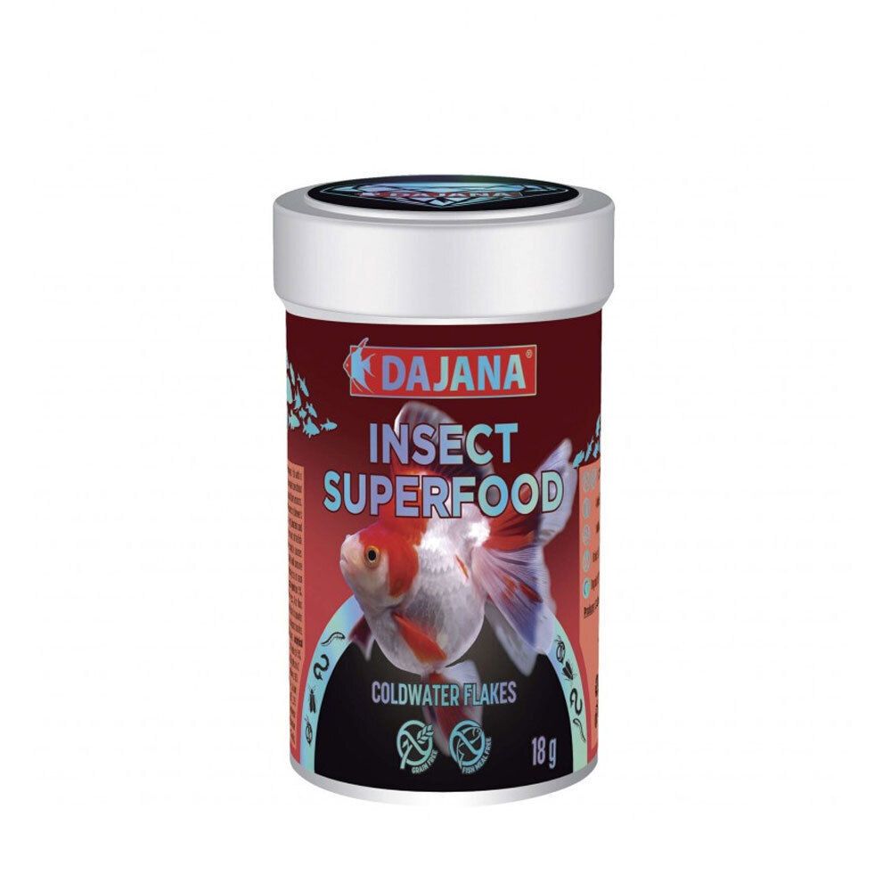 Dajana Insect Super Food Cold Water Flakes Βασική Τροφή για Χρυσόψαρα 100ml