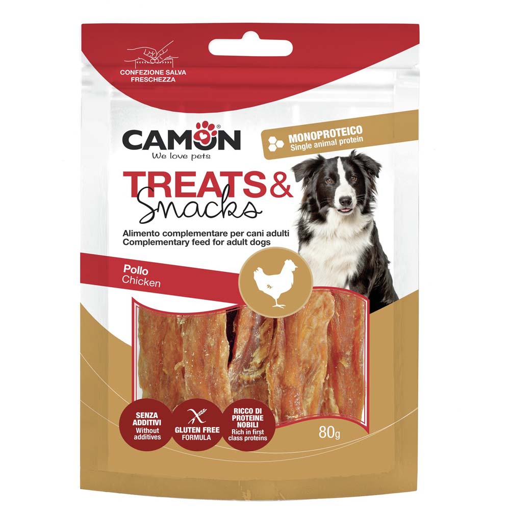 Camon Dry Snack For Dogs With Chicken 80Gr