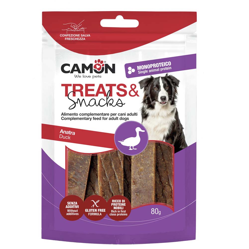 Camon Chewable Snack for Dogs with Duck 80Gr