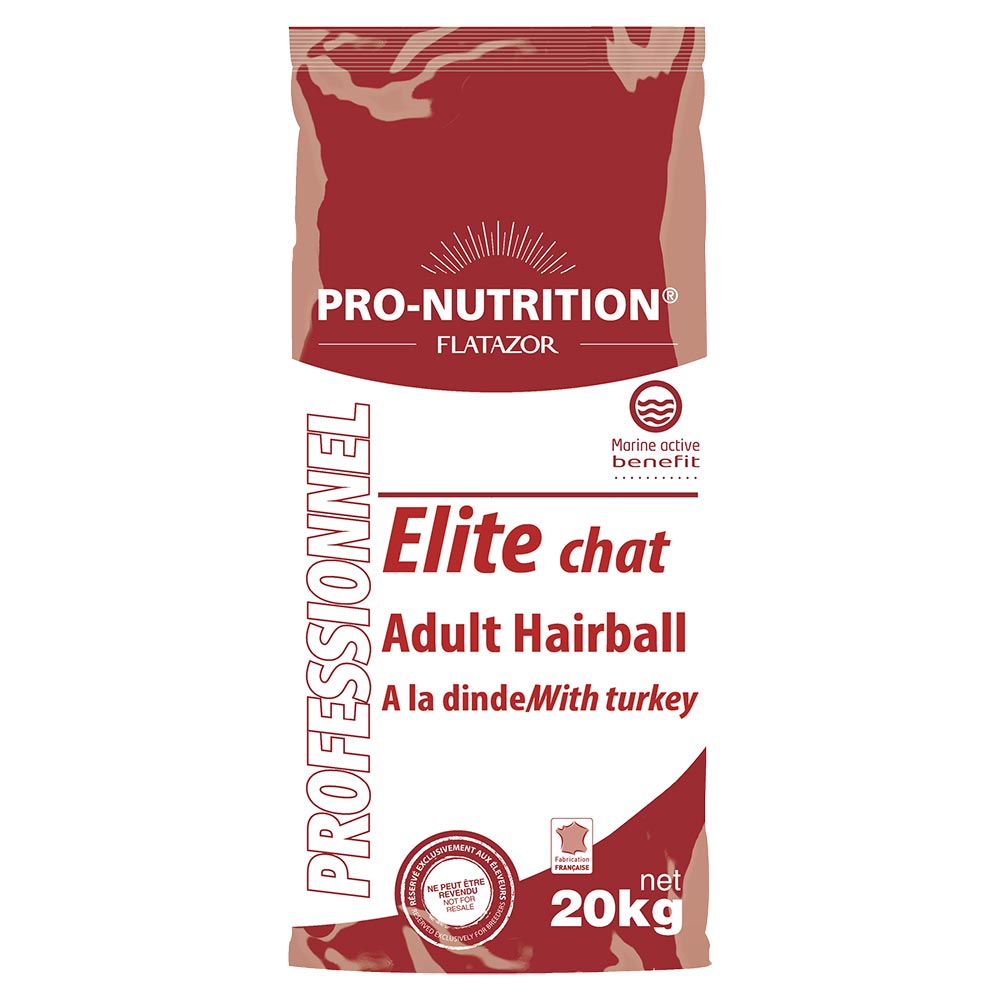 Flatazor Elite Hairball Ξηρά Τροφή για Ενήλικες Γάτες με Πουλερικά 20kg