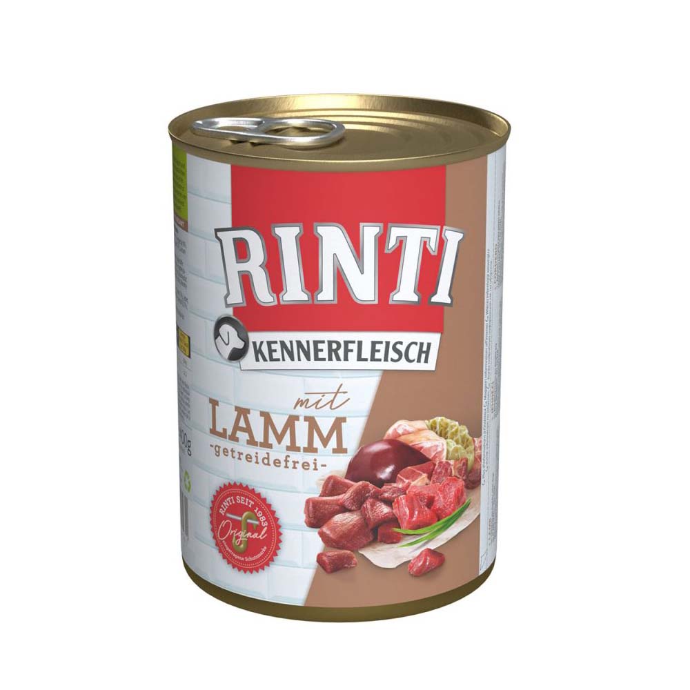 RINTI Υγρή Τροφή για Σκύλους Χωρίς Σιτηρά με Αρνί 400gr
