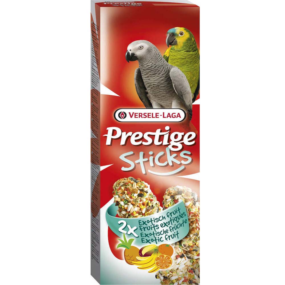 Versele Laga Prestige Sticks εξωτικά Φρούτα για Μεγάλους Παπαγάλους 2τμχ/70gr