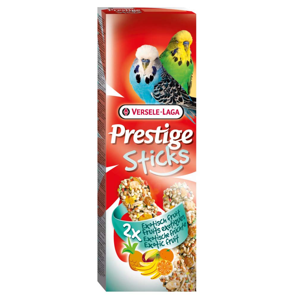 Versele Laga Prestige Sticks για Παπαγαλάκια με Εξωτικά Φρούτα 2x30gr