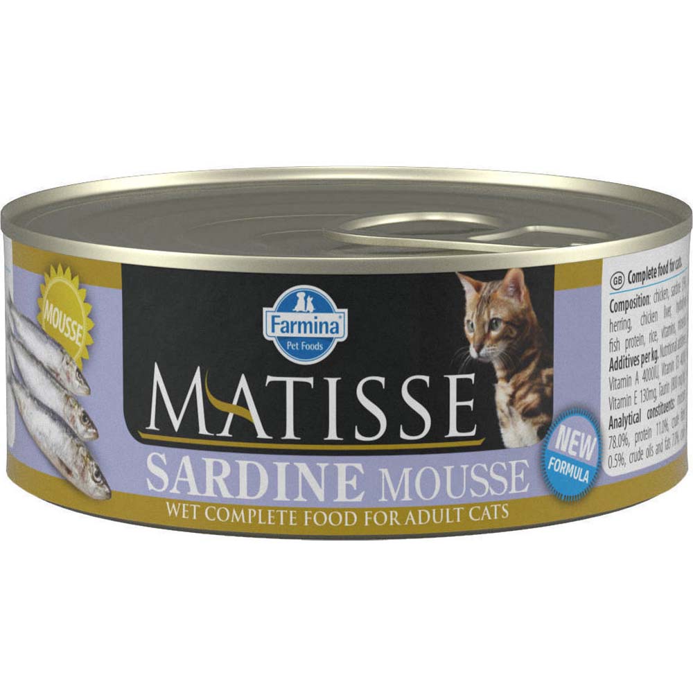 Farmina Matisse Mousse canned food for cats with sardine 85gr