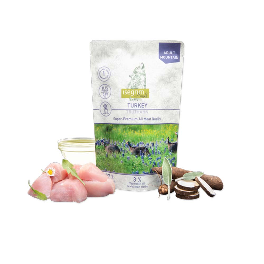 Isegrim Pouch Υγρή Τροφή για Ενήλικους Σκύλους με Γαλοπούλα 410gr