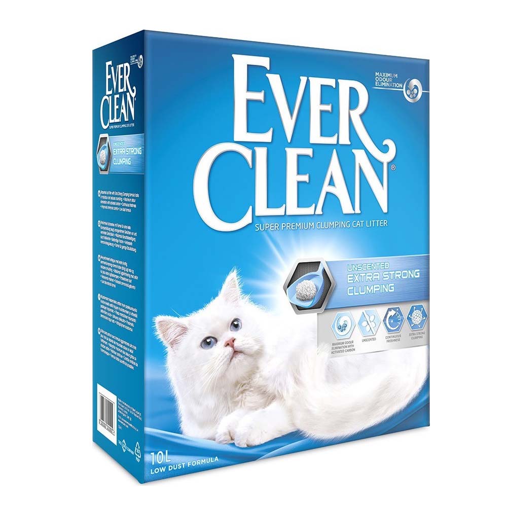 Everclean Extra Strong Clumping Unscented άμμος γάτας 10 lt