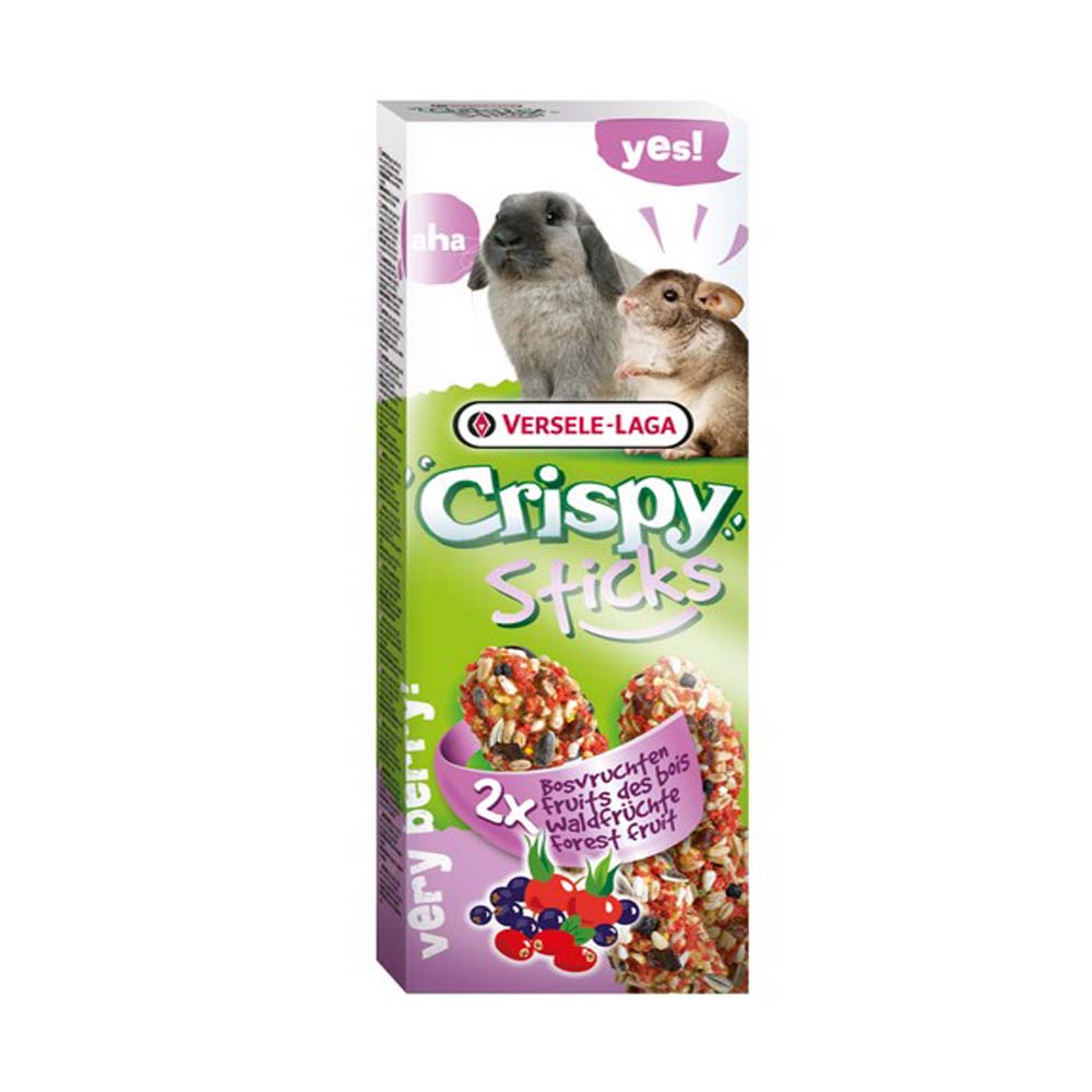 Versele Laga Λιχουδιά για Τσιντσιλά / Κουνέλι / Ινδικό Χοιρίδιο με Φρούτα του Δάσους Crispy Sticks 110gr 2τμχ