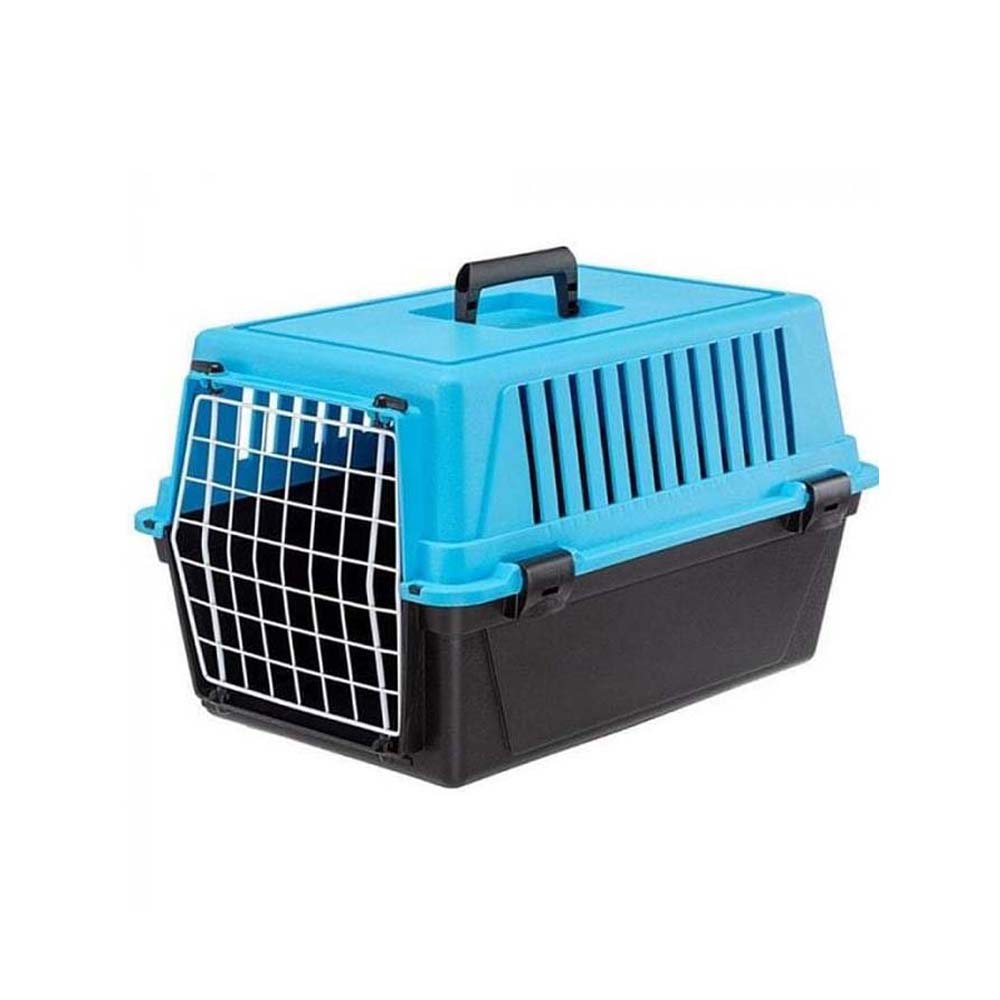 Ferplast Atlas 20 Κλουβί Μεταφοράς Για Γάτες Και Μικρόσωμα Σκυλιά Μπλέ  37X58X32εκ