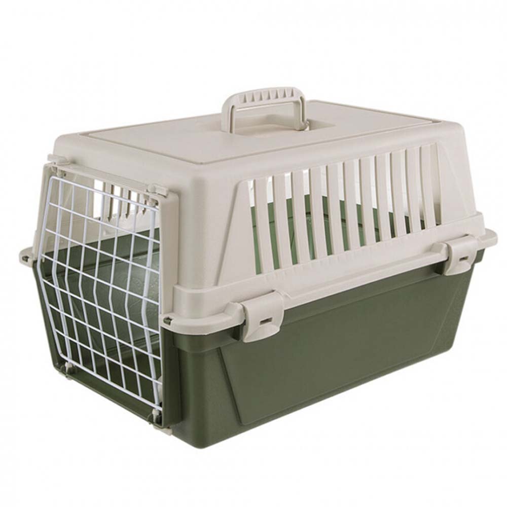 Ferplast Atlas 20 Κλουβί Μεταφοράς Για Γάτες Και Μικρόσωμα Σκυλιά Πράσινο 37X58X32εκ