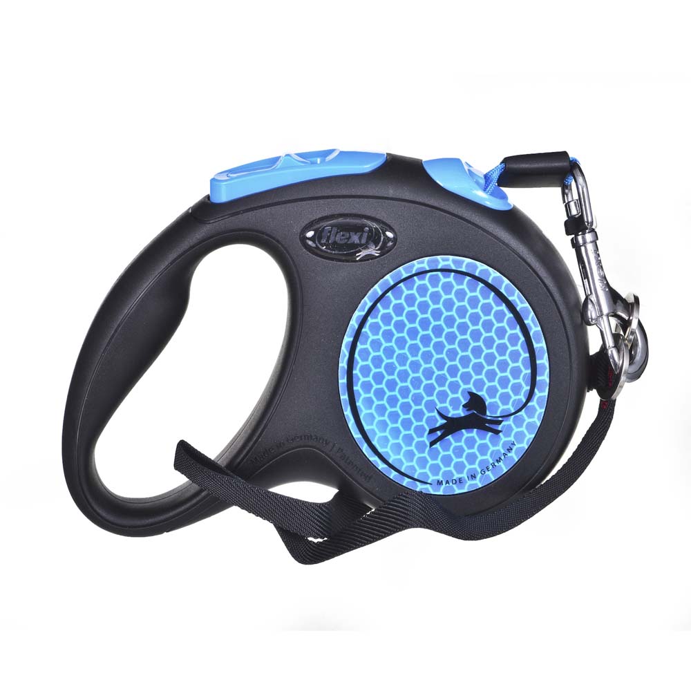 Flexi Οδηγός Σκύλου New Neon M 5m έως 25Kg Μπλε