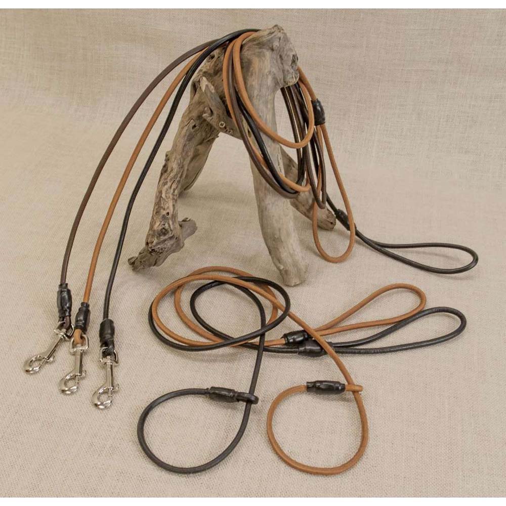 Funky Pet Οδηγός Βόλτας Κορδόνι Δερμάτινο με Πνίχτη 6χιλ - 150εκ