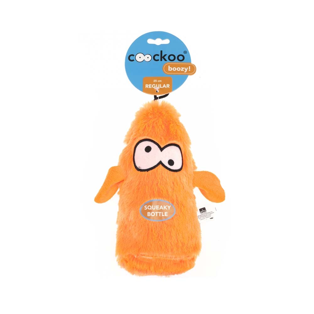 Coockoo Boozy 25cm Παιχνίδι για Σκύλους Πορτοκαλί