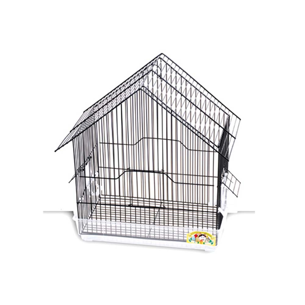 Σπιτάκι Νέου τύπου κλουβί Μαύρο 42x24x42εκ