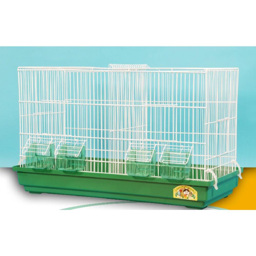 Ζευγαρώστρα Διπλή με 4 Ταΐστρες 65x30x35εκ