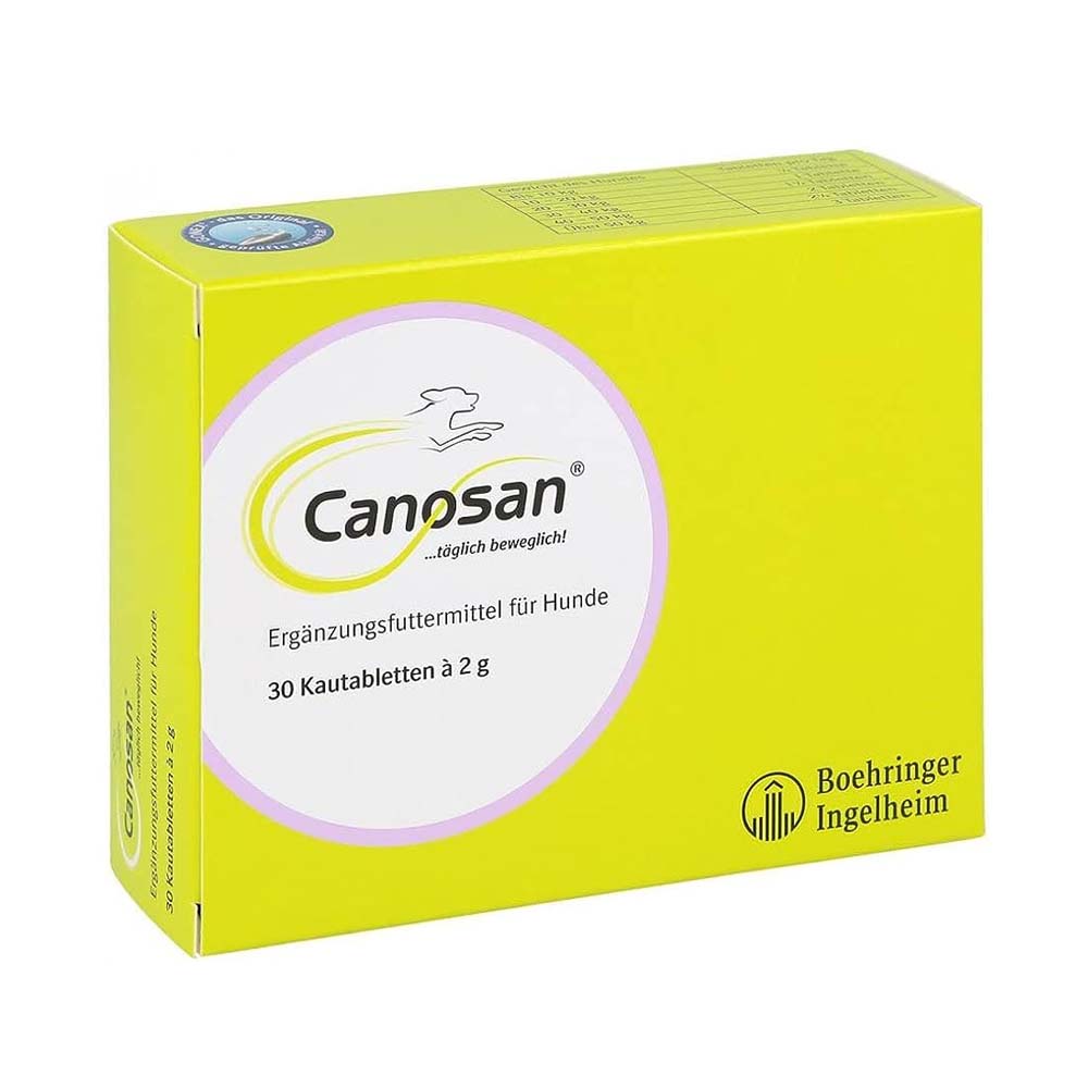 Canosan Συμπλήρωμα Διατροφής Σκύλου με Εκχύλισμα Μυδιών για Αρθρώσεις 2gr 30 tabs