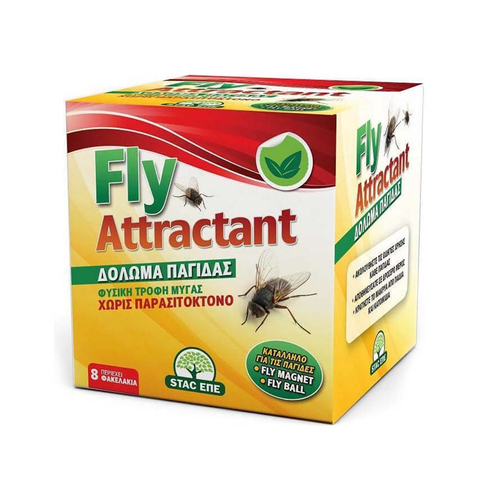 STAC Fly Attractant Παγίδα για Μύγες 40gr 8τμχ