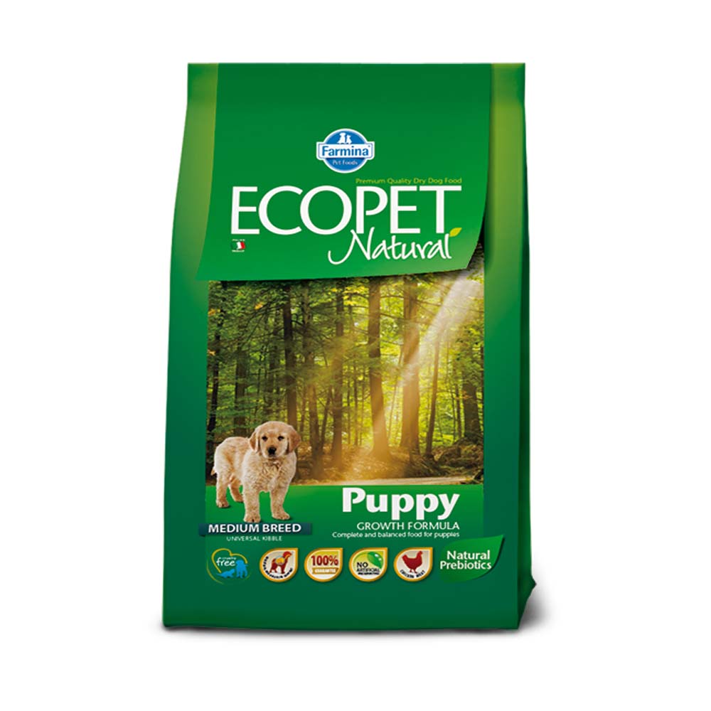Farmina Ecopet Puppy Medium τροφή για σκύλους 12+2Kg
