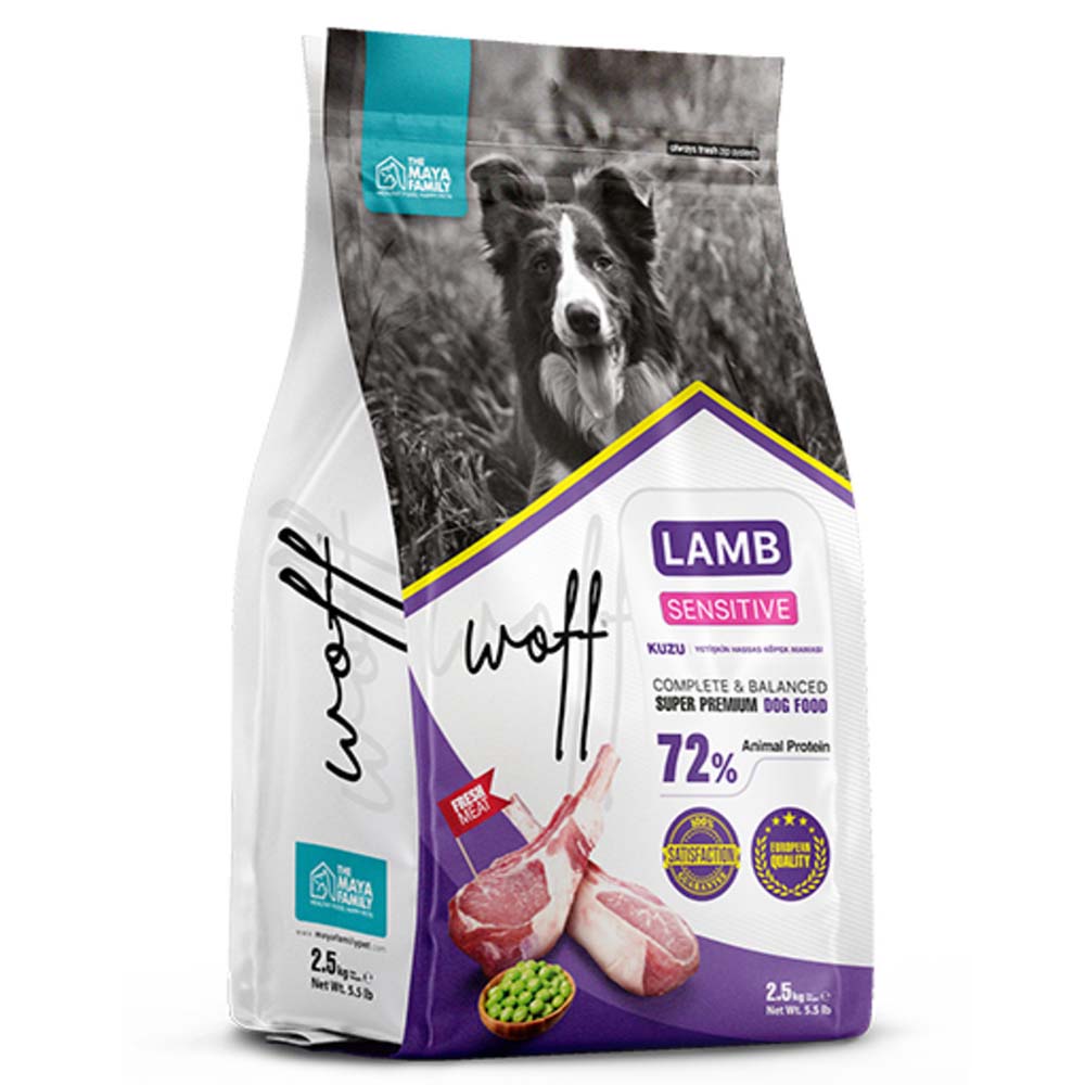 Maya Family Woff Sensitive Ξηρά Τροφή για Ενήλικους Σκύλους με Αρνί 2.5kg