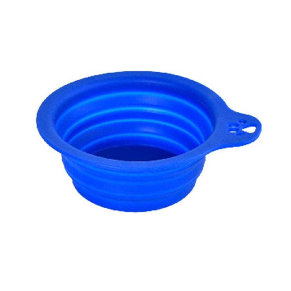 Pet Camelot Collapsible Bowl Blue for Dog and Cat