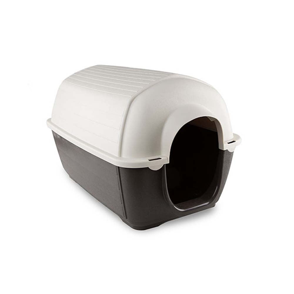 Kennel Pet Camelot Dog Kennel Σπιτάκι Σκύλου Πλαστικό Εξωτερικού Χώρου Καφέ 112cm*80cm*80cm