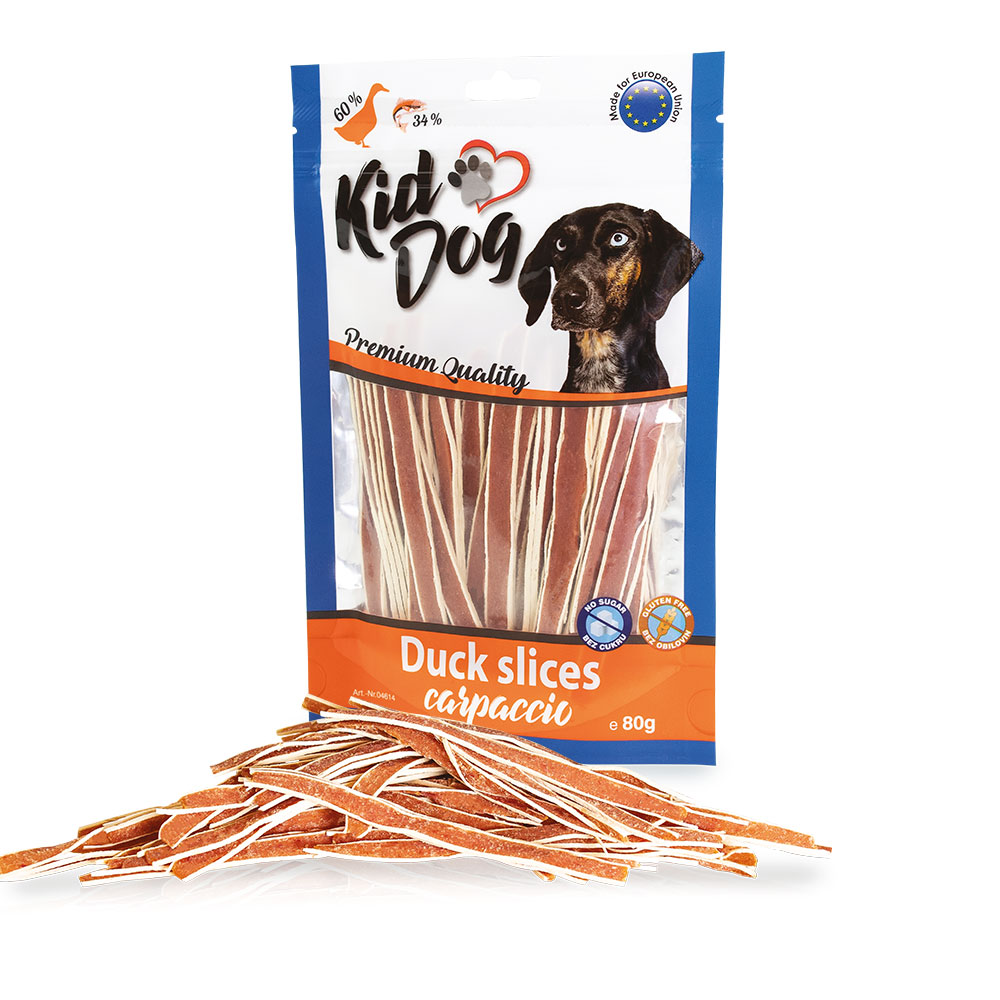 Kid Dog Λιχουδιές με Πάπια Carpaccio 80gr