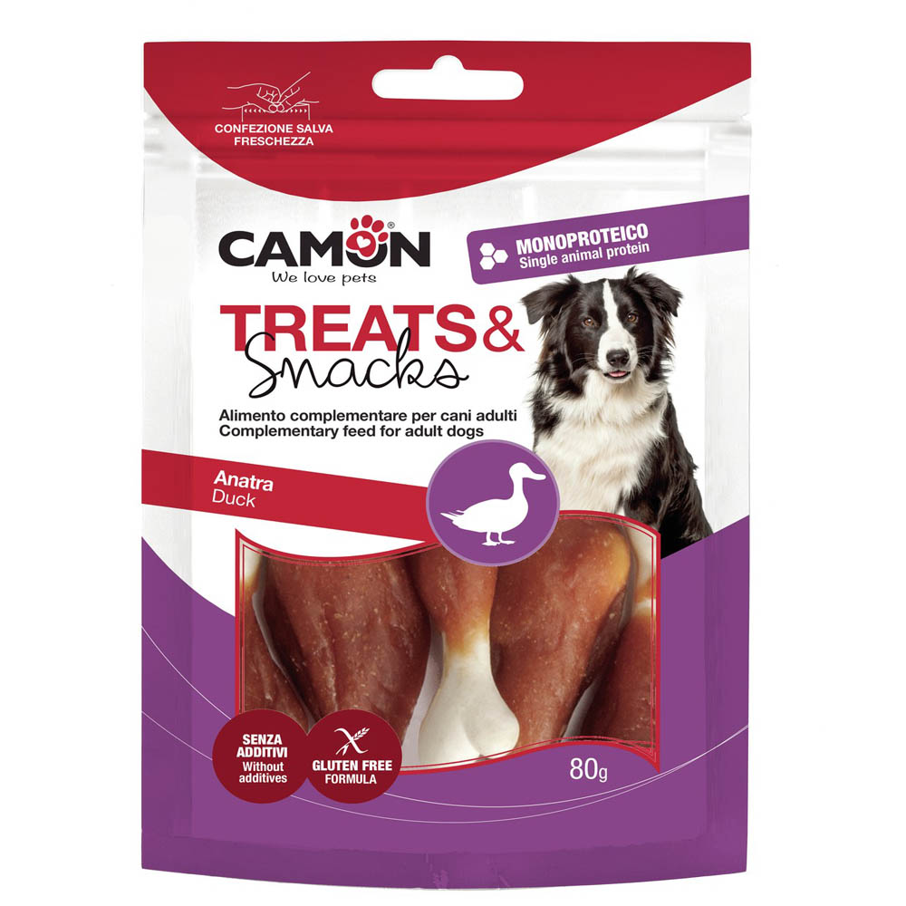 Camon Σνακ Για Σκύλους με Πάπια 80Gr