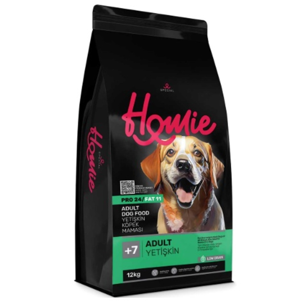 Homie Super Premium Dog Adult 7+ Senior Care Low Grain