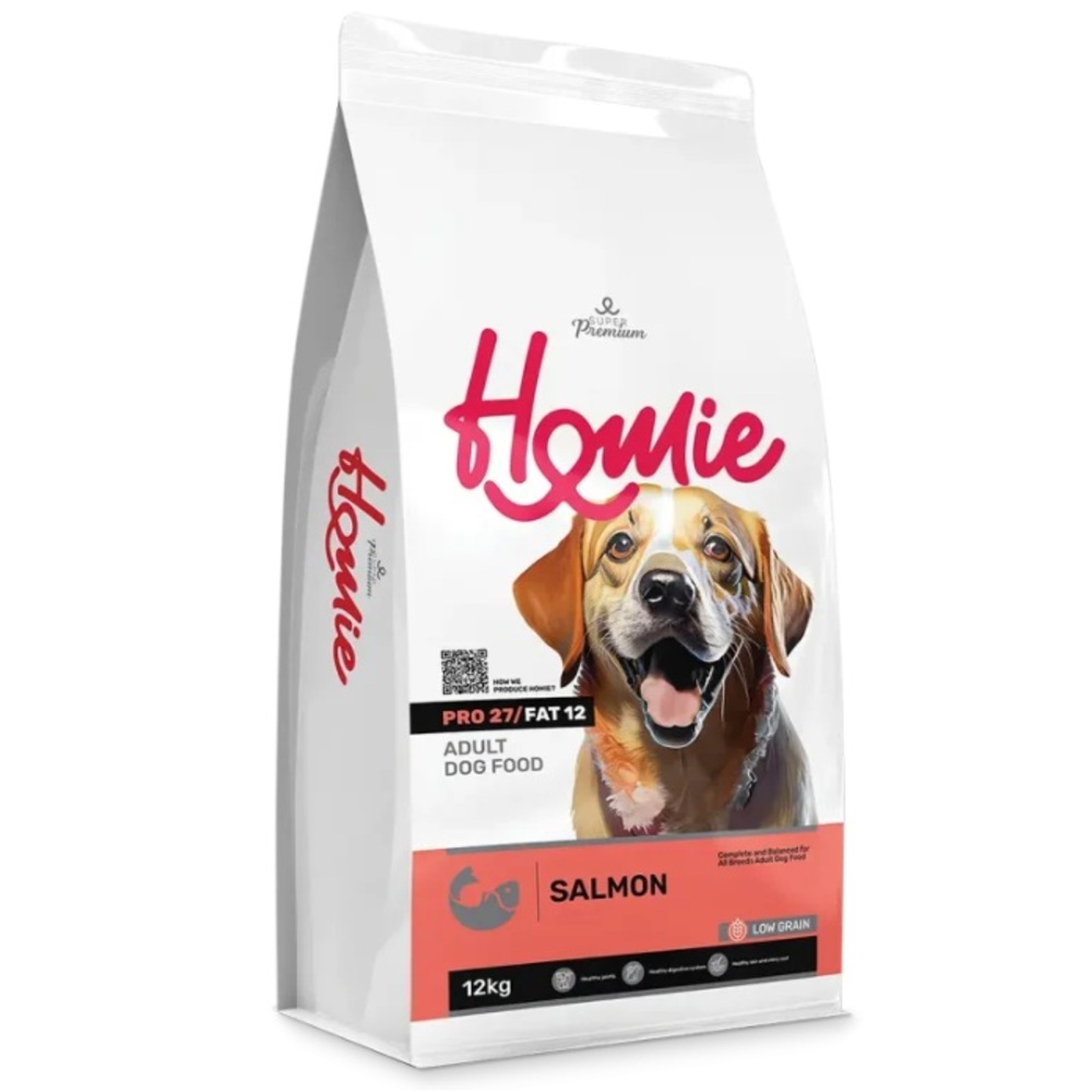 Homie Super Premium Adult Dog Chicken 12 kg Low Grain Σολωμός