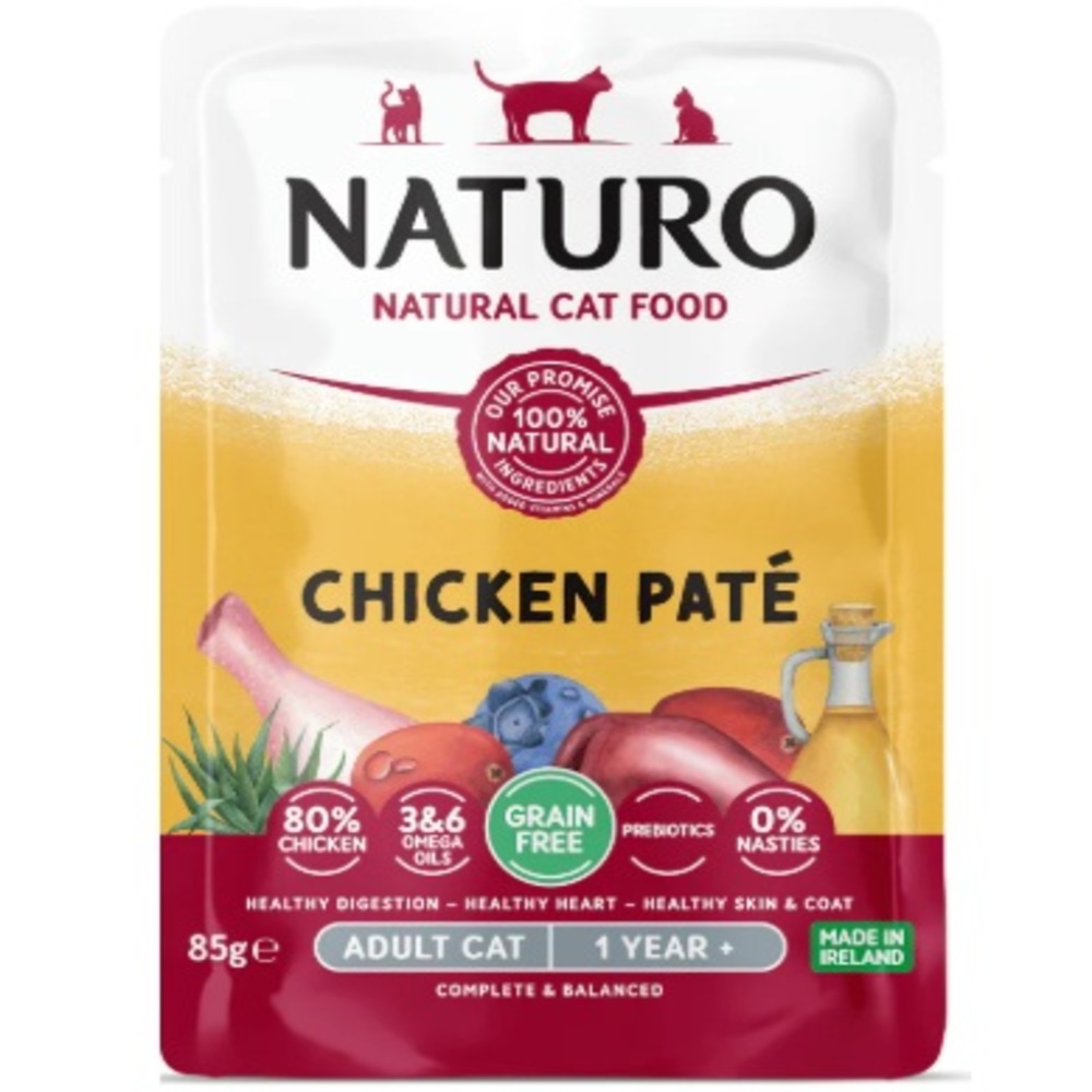 Naturo Cat Πατέ με Κοτόπουλο 85g