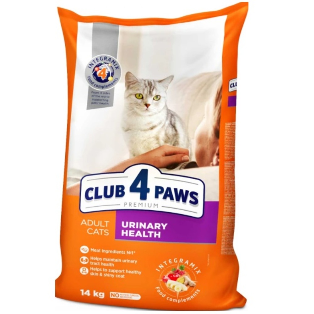 Club4Paws Ξηρή Τροφή Γάτας Urinary Health 14kg