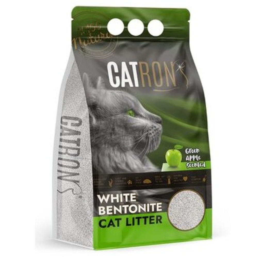 CATRON Άμμος Μπετονίτη με Άρωμα Πράσινο Μήλο 10L