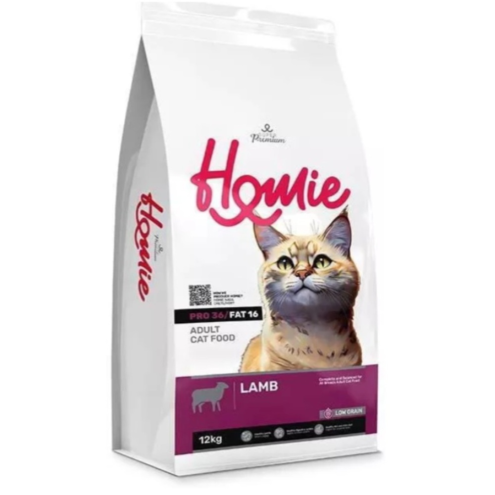  Homie Super Premium Cat Adult Sensitive Care Αρνί Low Grain 12kg