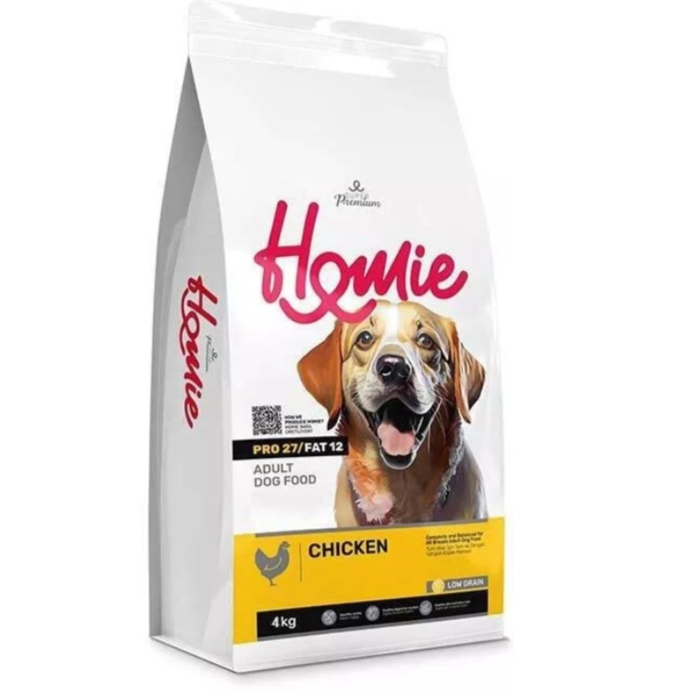 Homie Super Premium Dog Adult Κοτόπουλο Low Grain 4kg