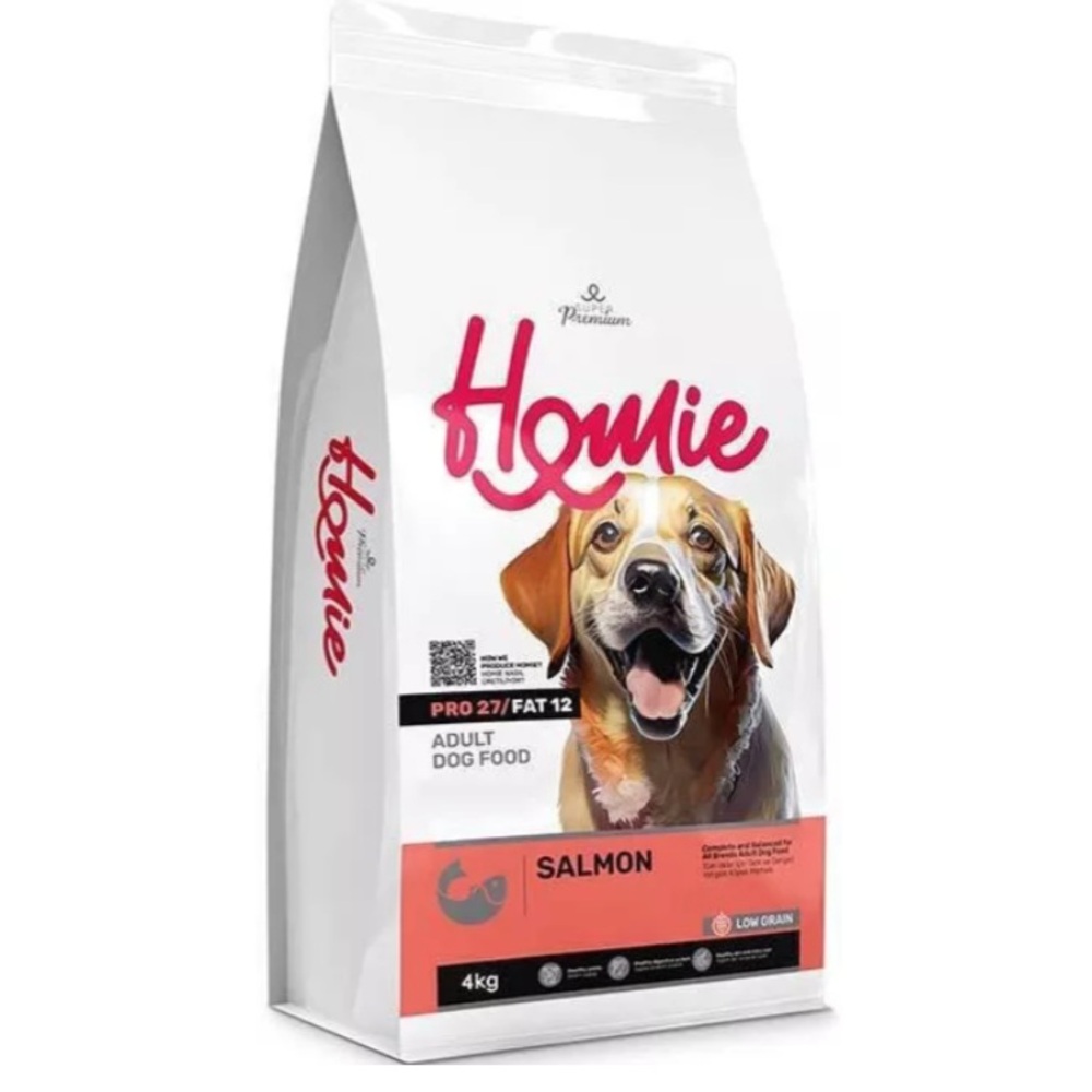 Homie Super Premium Dog Adult Σολωμός Low Grain 4kg