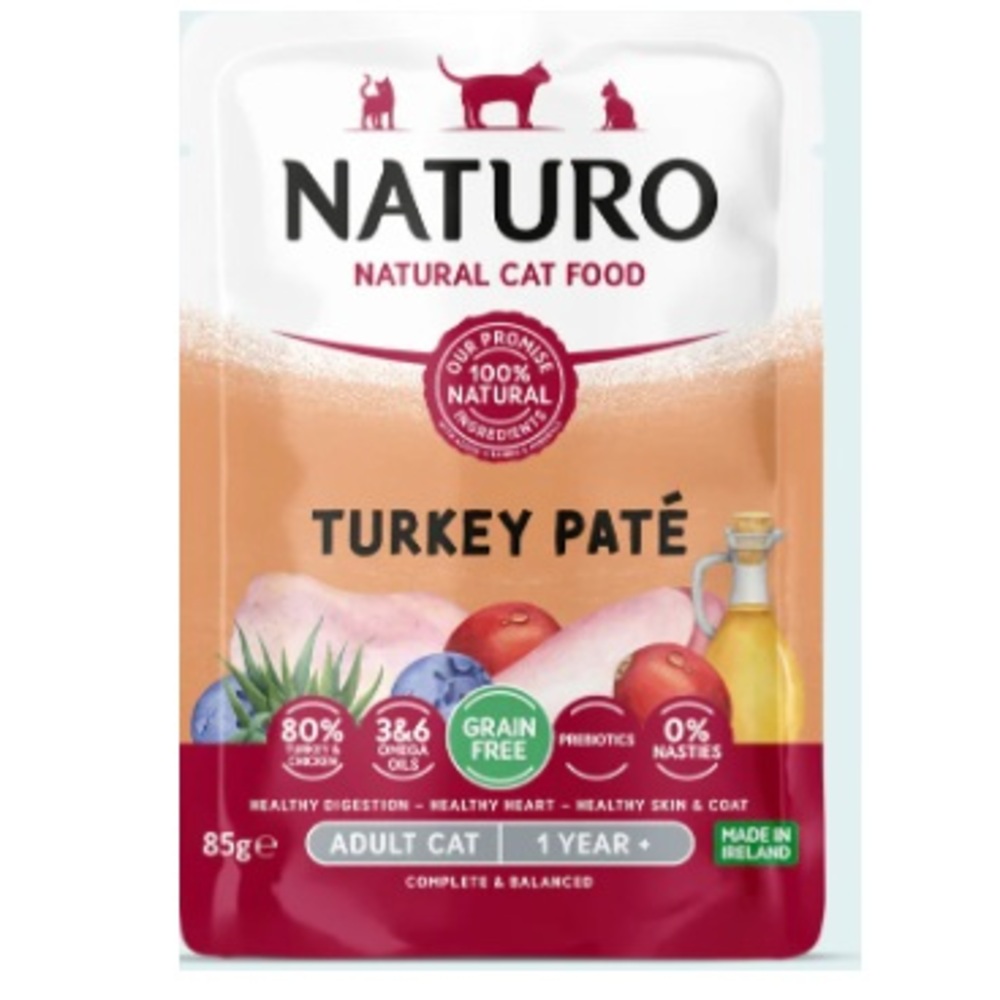 Naturo Cat Πατέ με Γαλοπούλα 85g