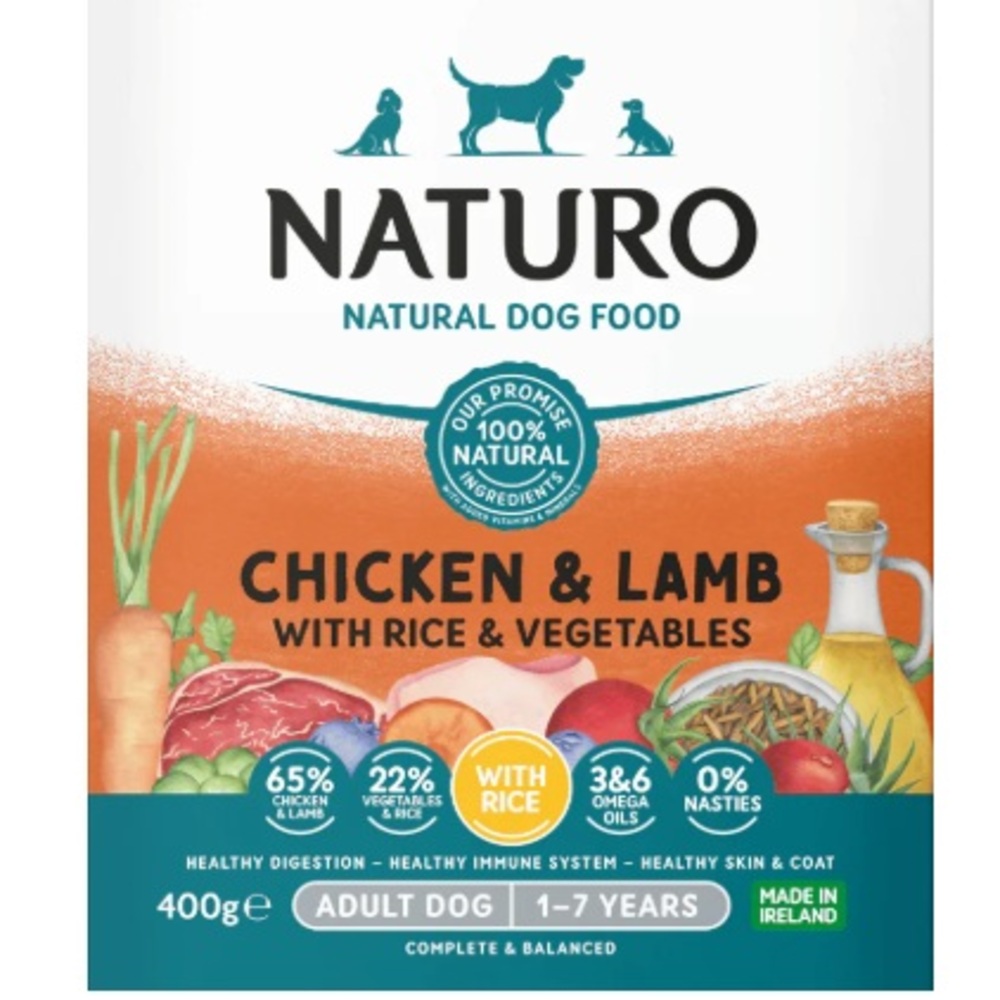 Naturo Tray Light Κοτόπουλο και Αρνί με Ρύζι και Λαχανικά 400g