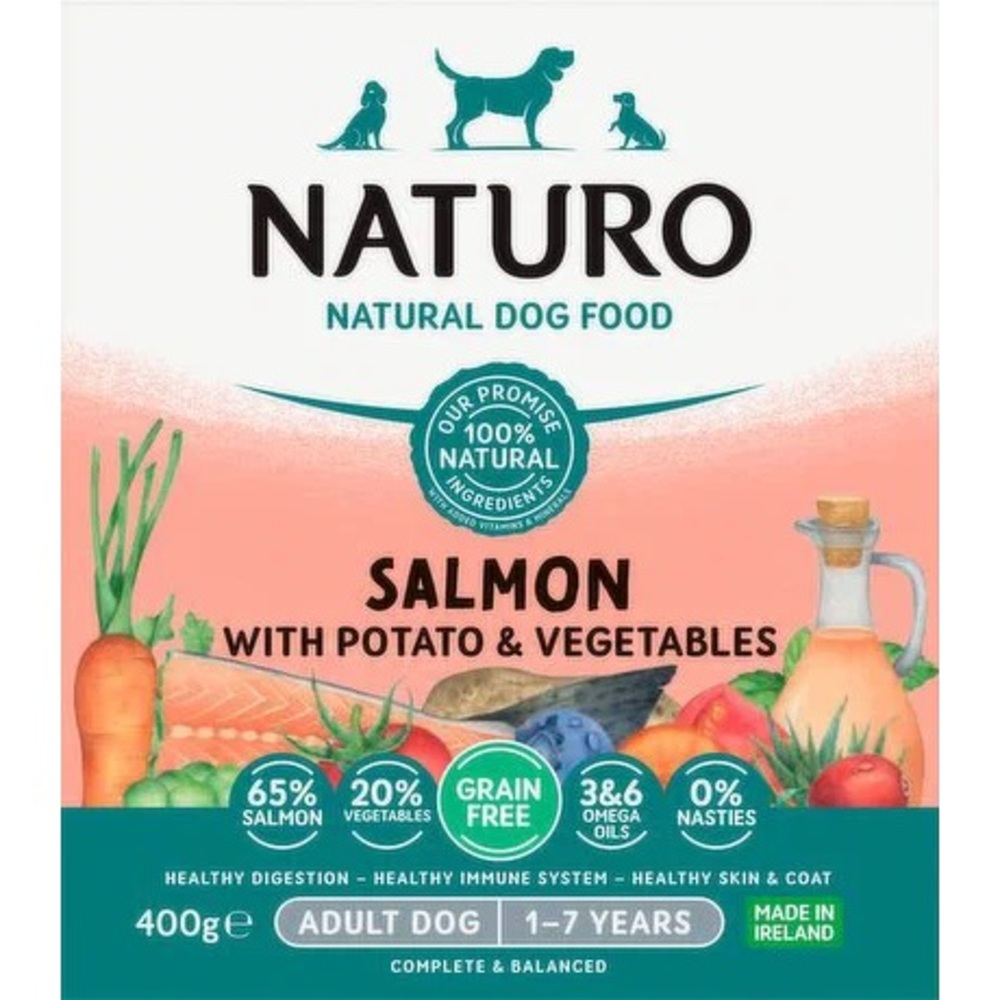 Naturo Tray Σολομός με Πατάτες και Λαχανικά 400g