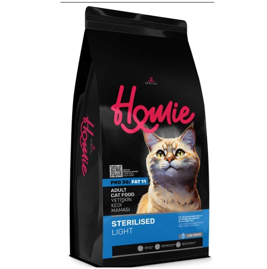 Homie Super Premium Cat Adult Sterilised Κοτόπουλο Low Grain 12kg