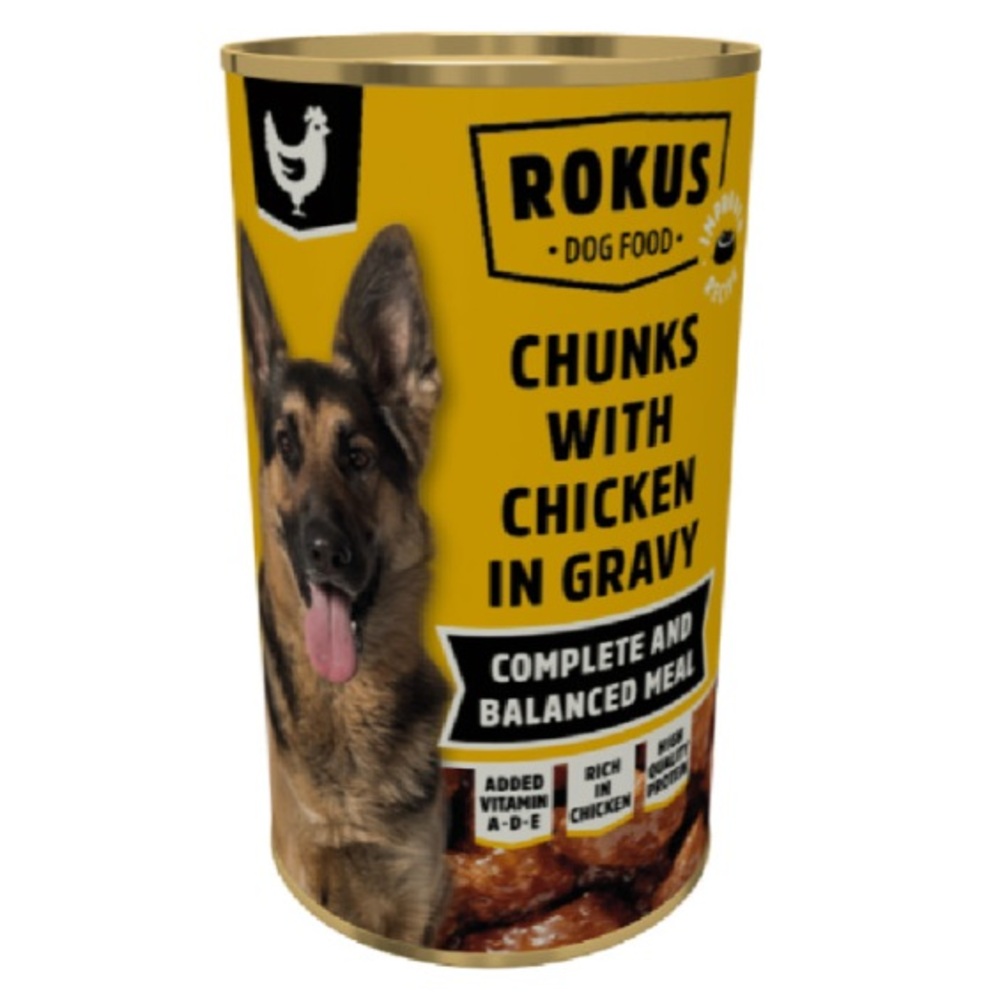 Rokus Dog Κομμάτια Κοτόπουλου σε Σάλτσα 1240g